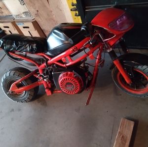 Pocket bike..built modified engine
